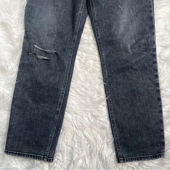 NWOT Rag & Bone Nina High Rise Ankle Cigarette Jean Abbots Grey Black Denim 29 - Picture 3 of 11